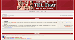 Desktop Screenshot of forums.tklfrat.com